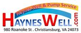 Haynes Water Well & Pump Service, Christiansburg, Virginia